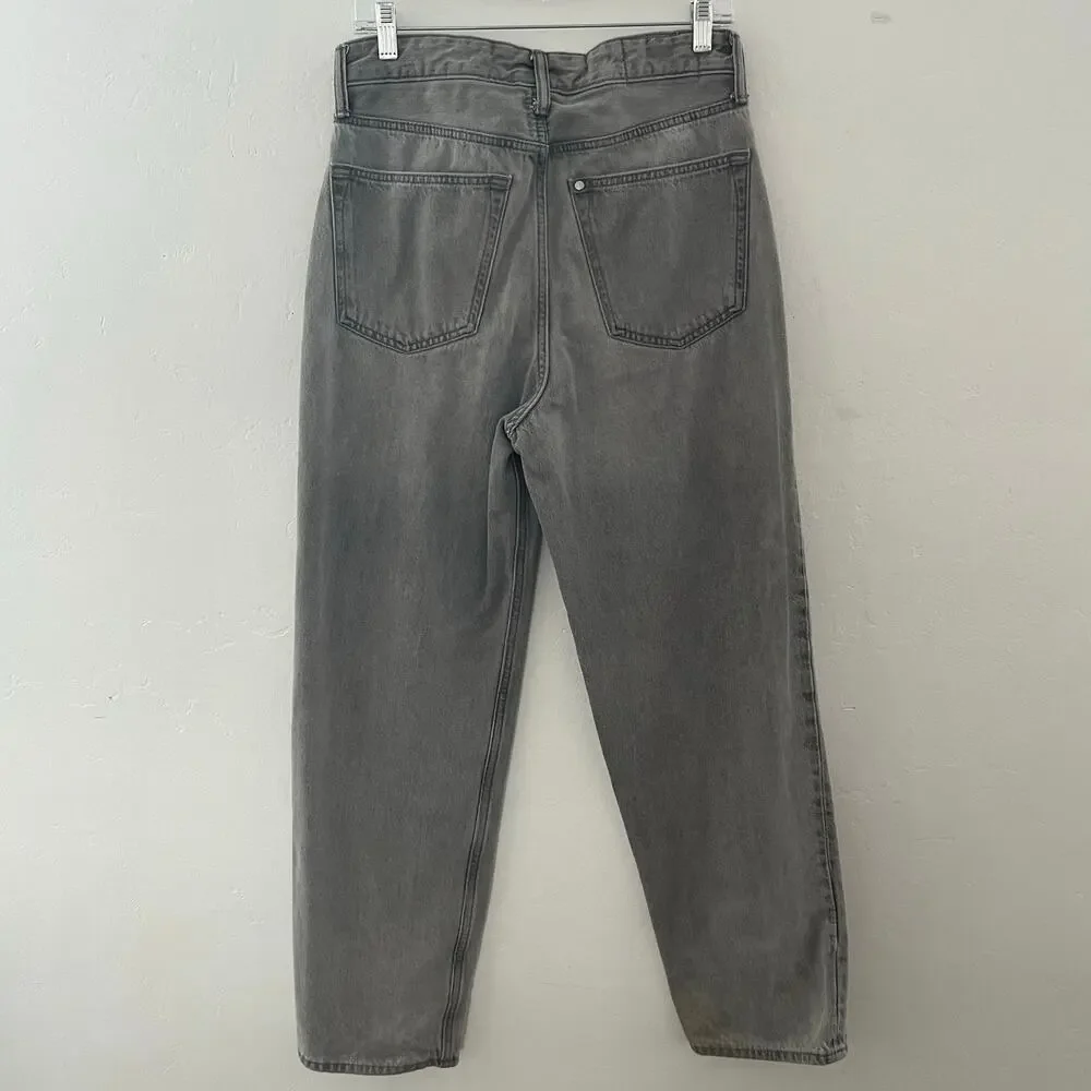 H&M Loose Ample Jeans Men's 29/32 Gray Denim Straight Leg Cotton Minimalist